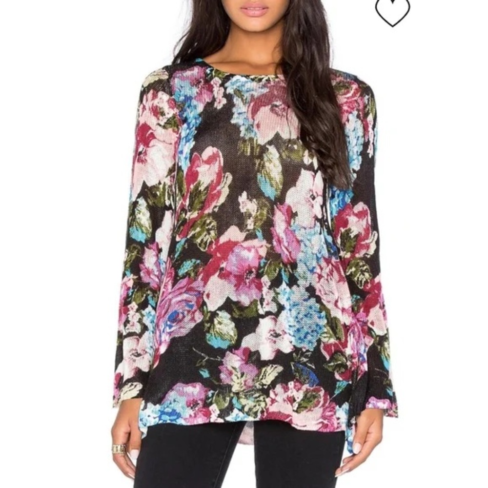 Show Me Your Mumu Festibell Sweater in Dark Green